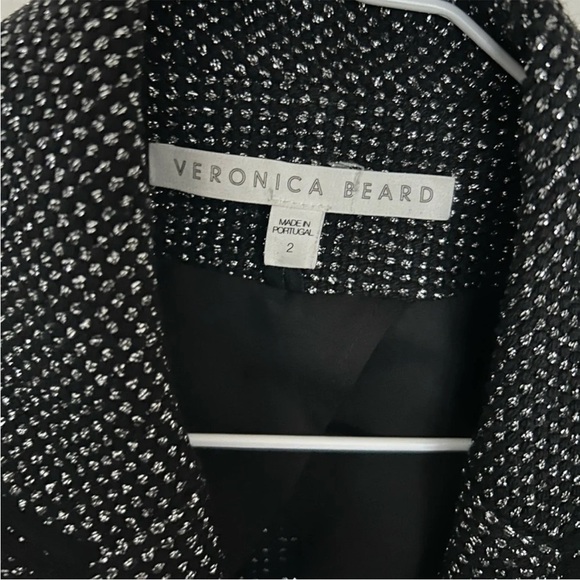 Veronica Beard Frisco Double Breaded Metallic Tweed Blazer - Picture 9 of 10